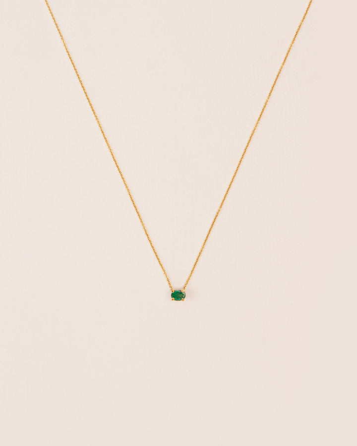 Goldkette aus 18K I Smaragd