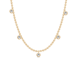 Grace Gold Plated Necklace w. Zirconia