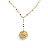 Nova Y Gold Plated Necklace w. Zirconia