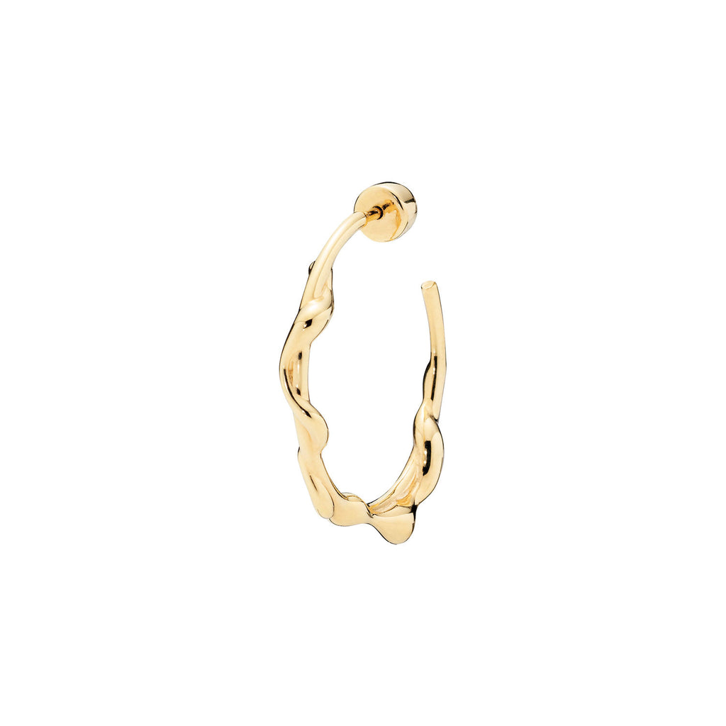 Nuri 25 Gold Plated Hoop