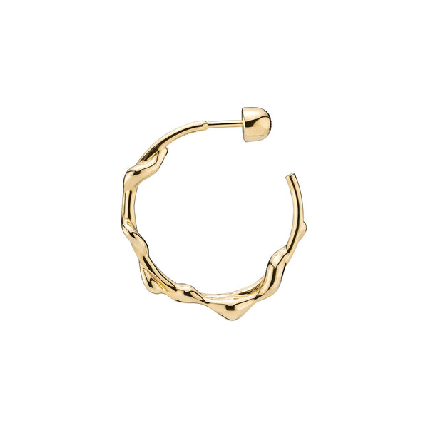 Nuri 25 Gold Plated Hoop