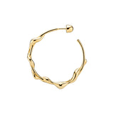 Nuri 35 Gold Plated Hoop