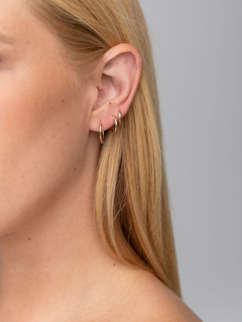 Natalie 14K Gold Hoops