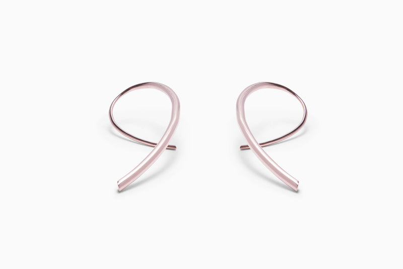 Spiral 18K Ohrring aus Rosegold