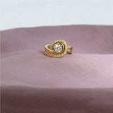 Resiliance Ring aus 18K Rosegold I Weißgold oder Gold I Labor-Diamanten