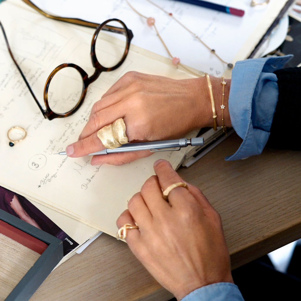 Shooting Stars 18K Guld Armbånd m. Diamanter