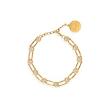 Olympia Gold Plated Bracelet w. Zirconia