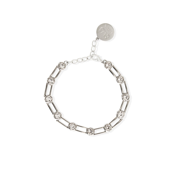 Olympia Silver Bracelet  w. Zirconia