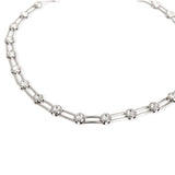 Olympia Silver Necklace w. Zirconia