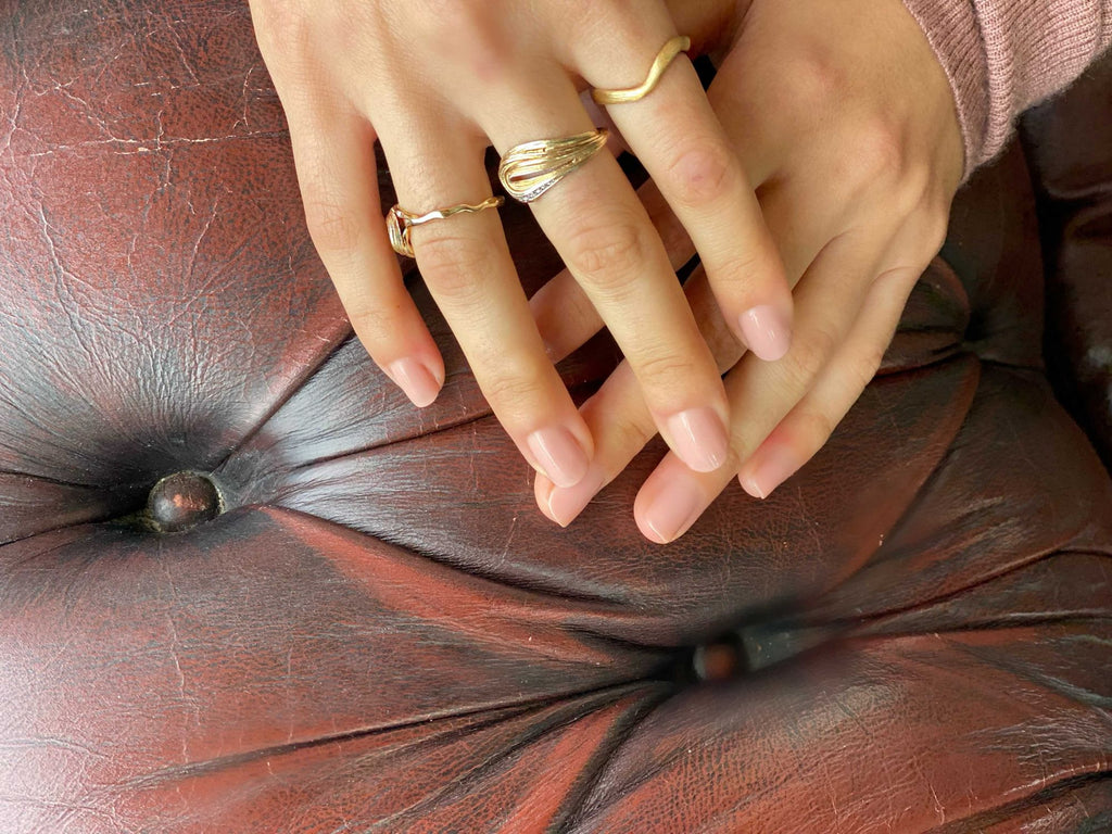 Ora Pavé-Goldring aus 14K