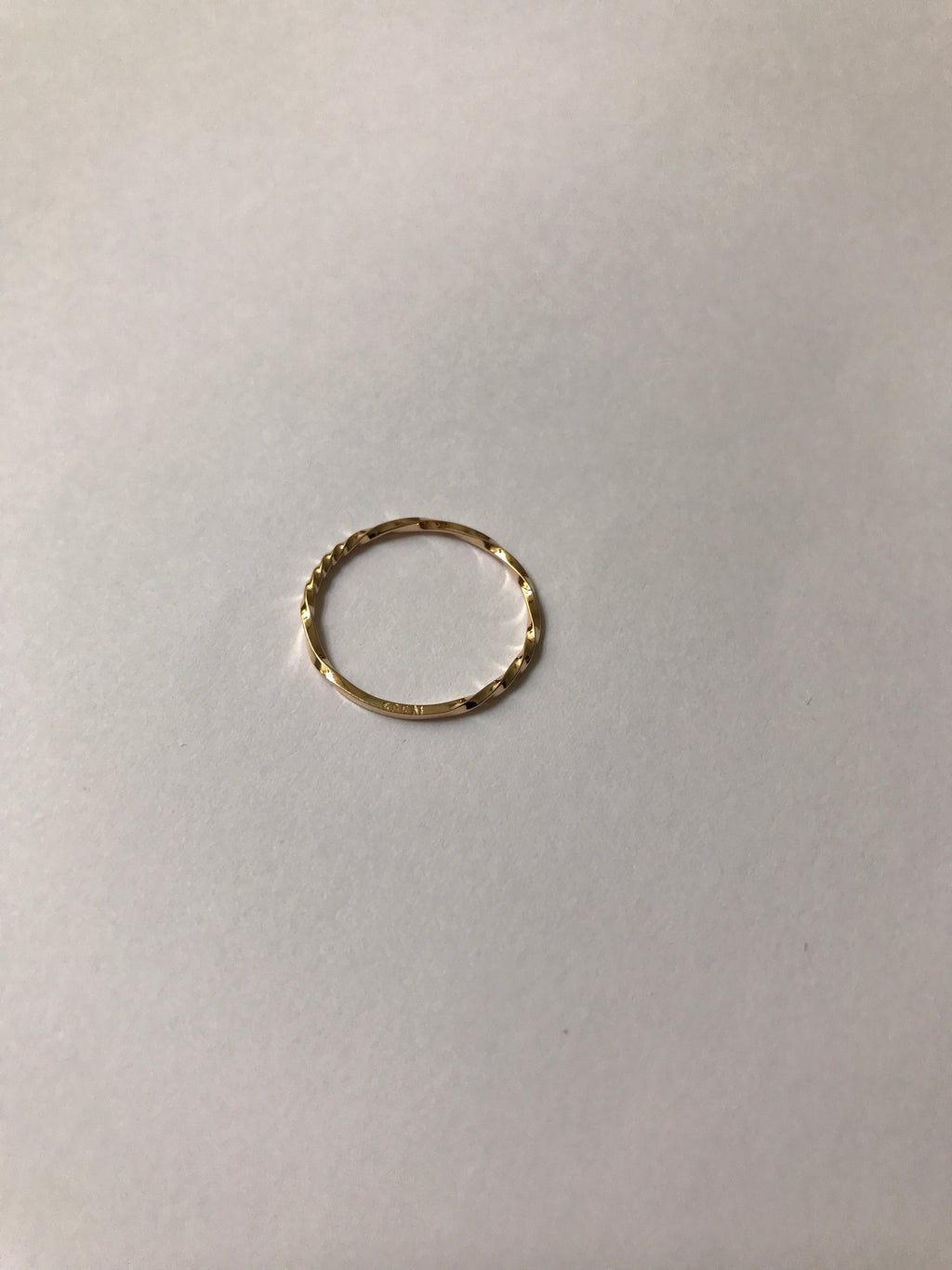 O TWIST Day/light 14K Gold Ring