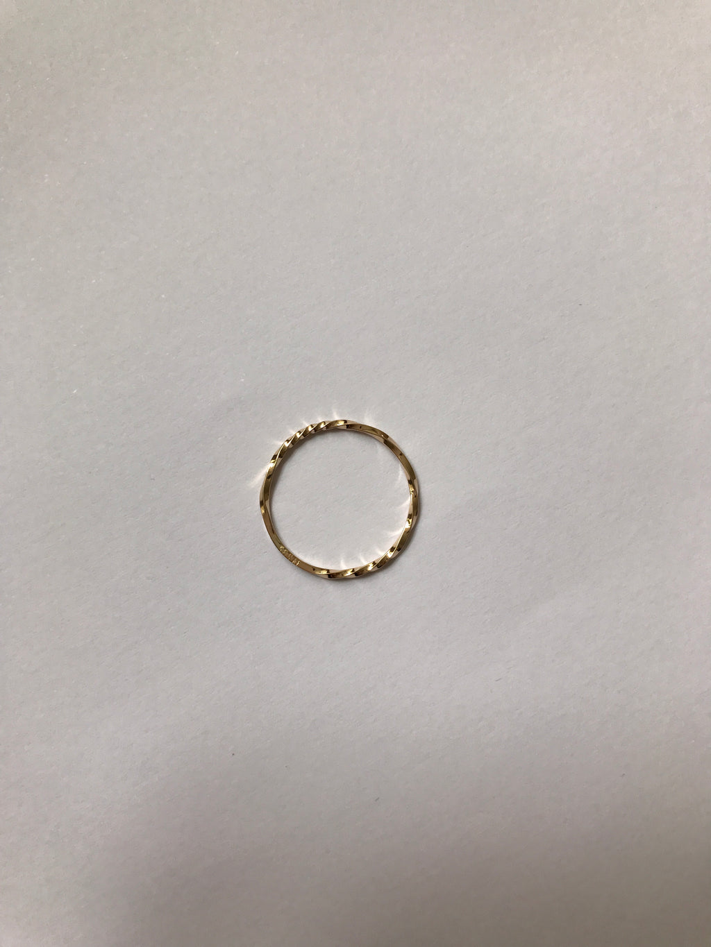 O TWIST Day/light 14K Gold Ring