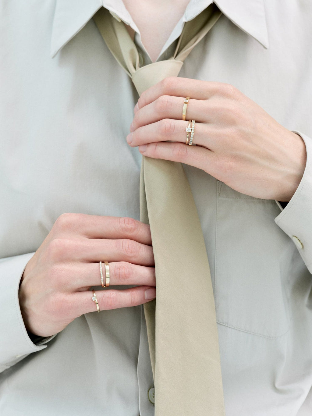 Eternity 0.45 14K Guld, Hvidguld eller Rosaguld Ring m. Diamanter