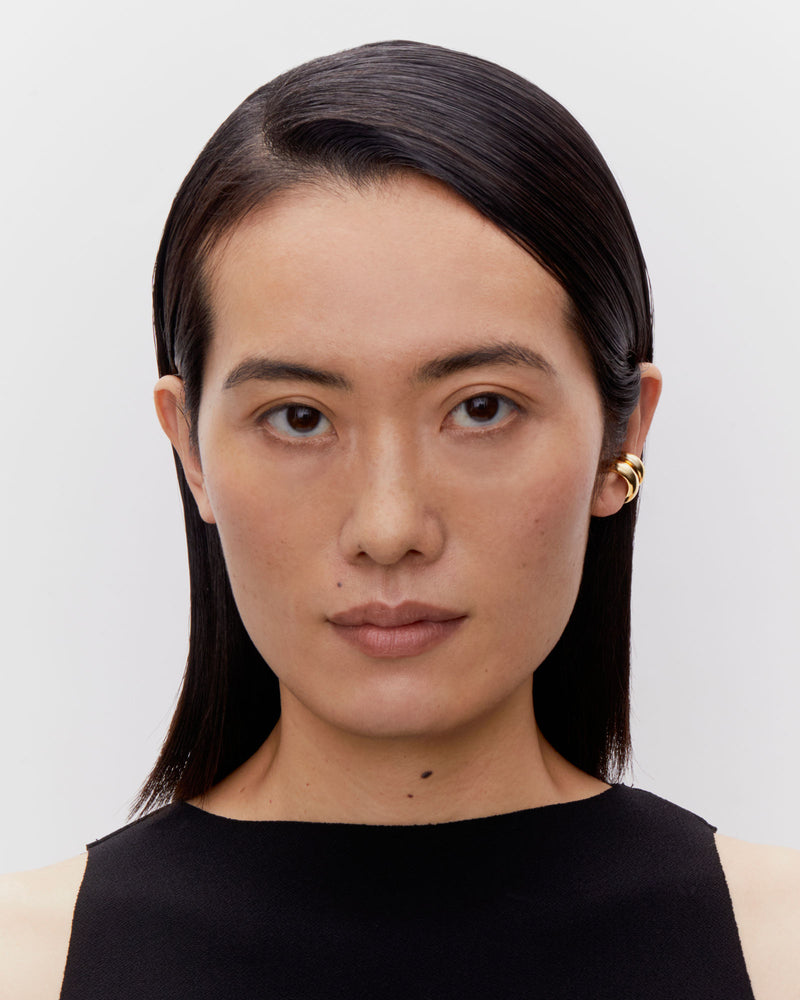 Omotesando Chunk Gold Plated Ear Cuff