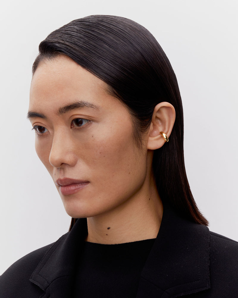 Omotesando Chunk Gold Plated Ear Cuff