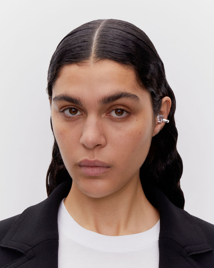 Omotesando Cider Sølv Ear Cuff m. Zirkon