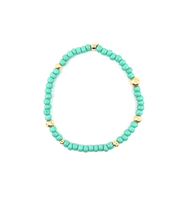 Ona Turquoise 14K Goldfilled Bracelet w. Gemstones