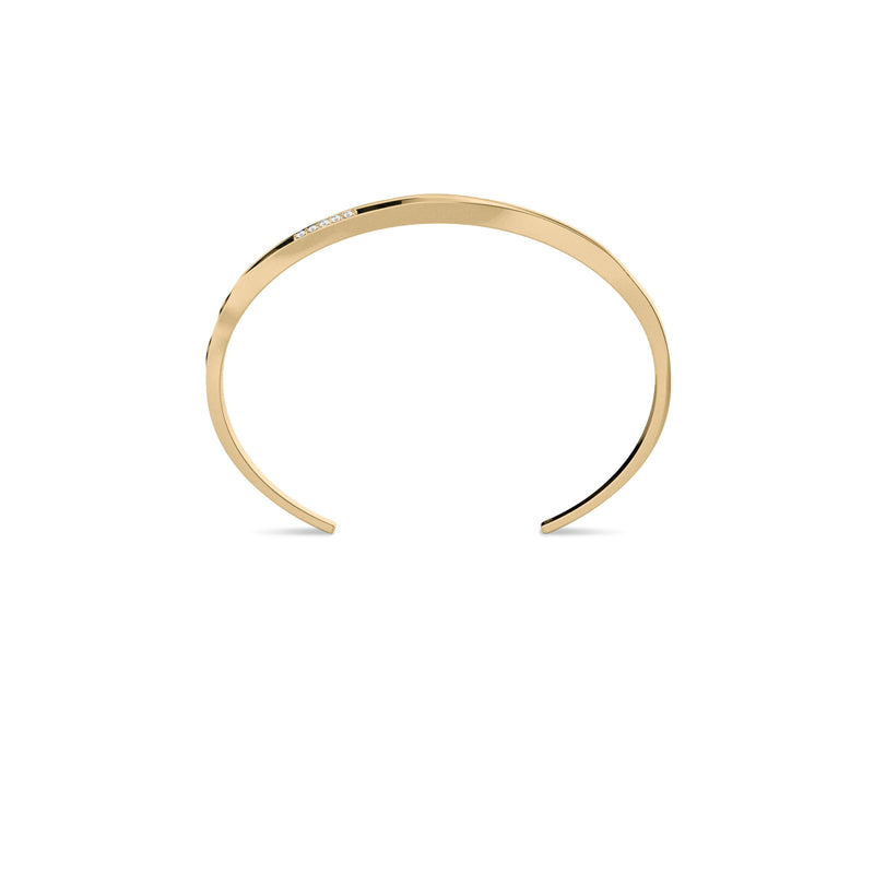 On The Edge 18K Gold Bracelet N°1 w. Diamonds
