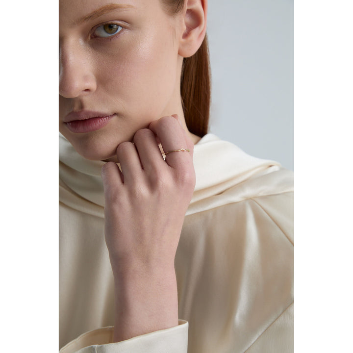 On The Edge 18K Gold Ring N°8