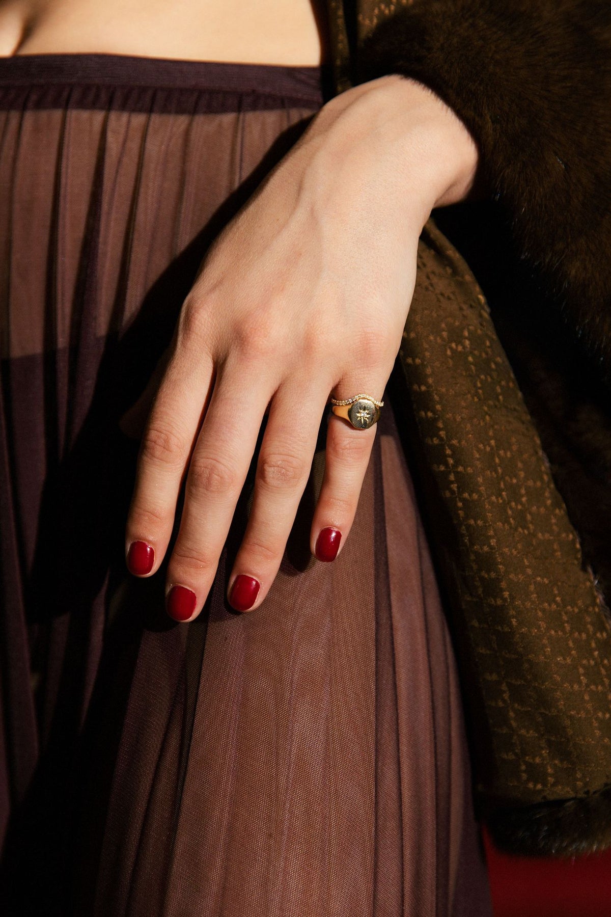 Josie 14k Guld Ring m. Diamant