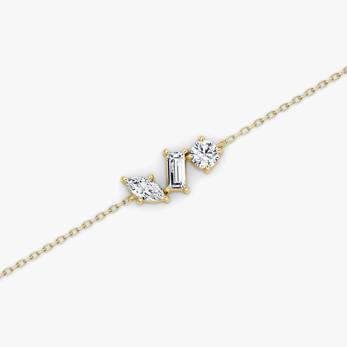 Orion 14K Gold Bracelet w. Lab-Grown Diamonds