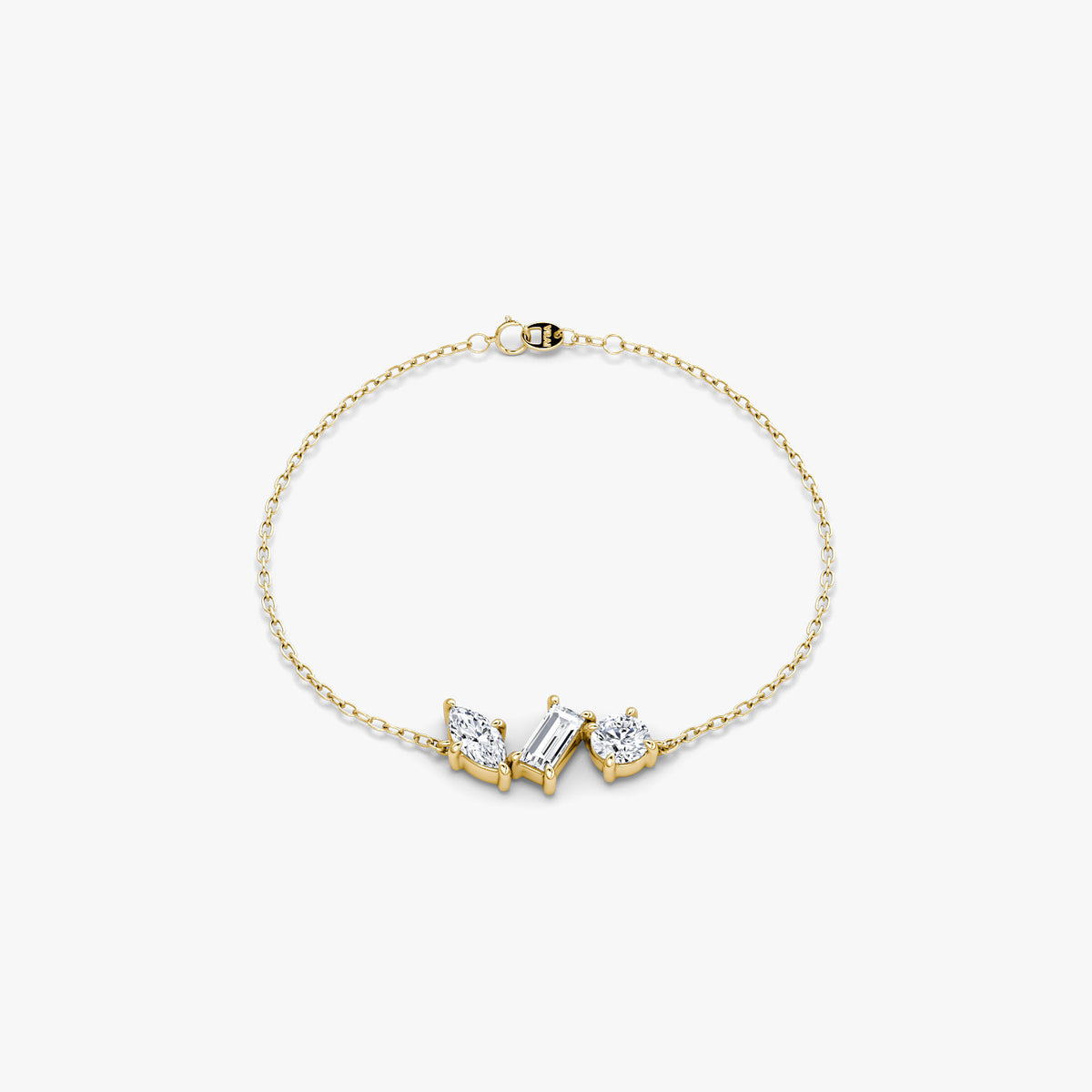 Orion 14K Gold Bracelet w. Lab-Grown Diamonds