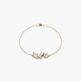 Orion 14K Gold Bracelet w. Lab-Grown Diamonds