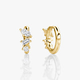Orion 14K Gold Huggies w. Lab-Grown Diamonds