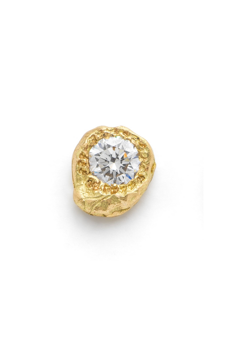 Iman 0.20ct 18K Guld Ørering m. Diamant