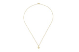 Iman 0.20ct 18K Gold Necklace w. Diamond