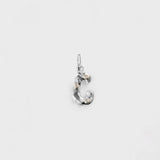 Alpha Sølv & Guld Vedhæng m. Diamant