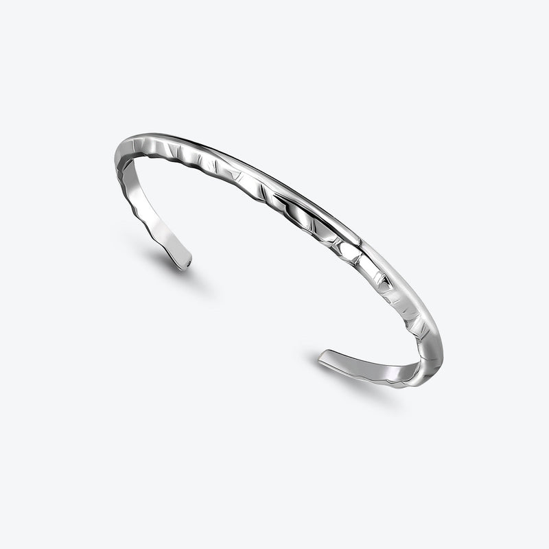 A. Iceberg Silver Thin Cuff