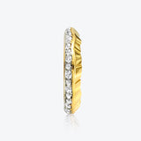 A.Iceberg Ring aus 18K Gold mit Pavé Diamanten