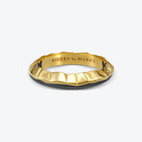 A.Iceberg Ring aus 18K Gold mit schwarzer Emaille