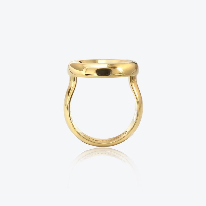 A. Sun Halo 18K Gold Ring