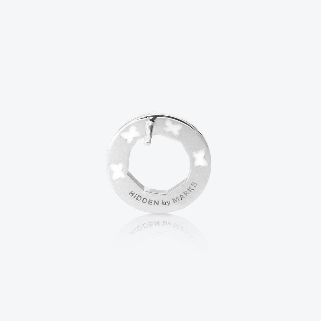 A. Sun Halo Silber Studs w. Schneewittchen Emaille
