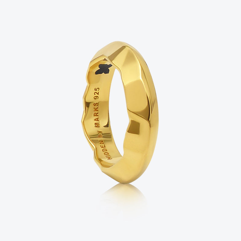 A. Iceberg 18K Gold Plated Ring