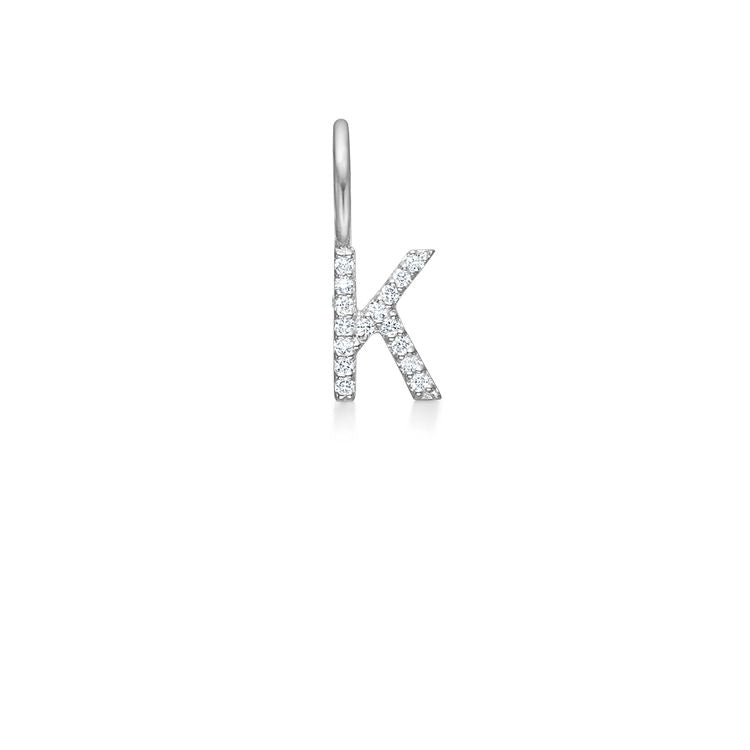 My K 18K Whitegold Pendant w. Diamonds