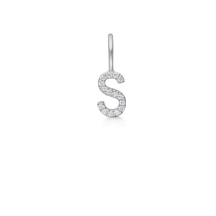 My S 18K Whitegold Pendant w. Diamonds
