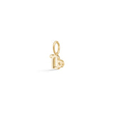 My Zodiac Capricorn 18K Gold Pendant w. Diamond