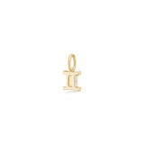 My Zodiac Gemini 18K Gold Pendant w. Diamonds