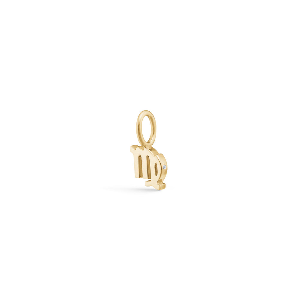 My Zodiac Jomfru 18K Guld Vedhæng m. Diamanter