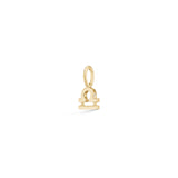 My Zodiac Libra 18K Gold Pendant w. Diamonds