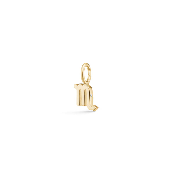 My Zodiac Scorpio 18K Gold Pendant w. Diamonds