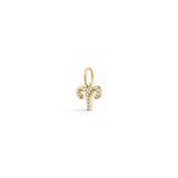 My Zodiac Pavé Aries 18K Gold Pendant w. Diamonds