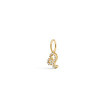 My Zodiac Pavé Leo 18K Gold Pendant w. Diamonds