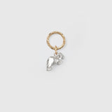 Ringo Turtle 18k Guld & Sølv vedhæng