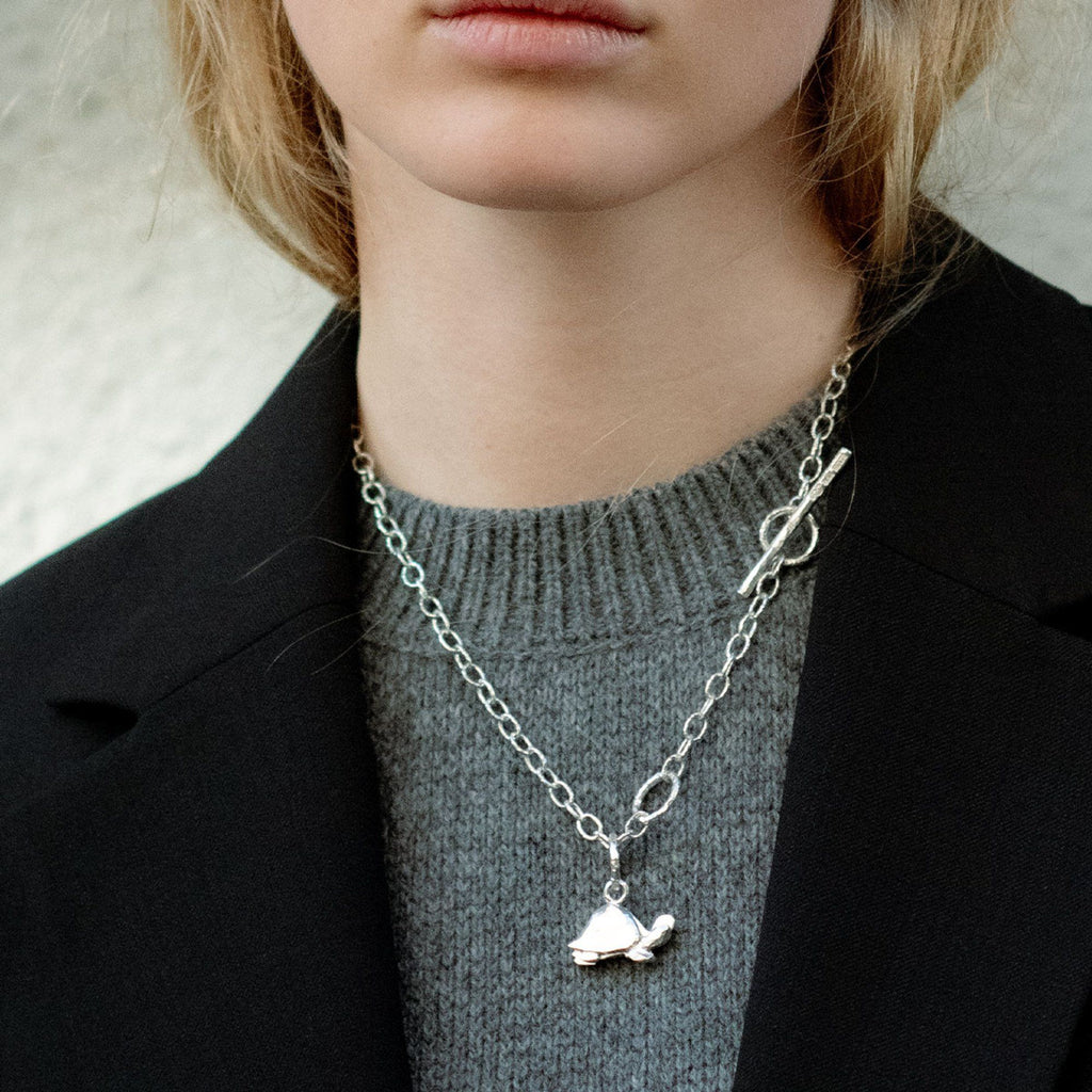 Ringo Turtle You & Me Silver Pendant