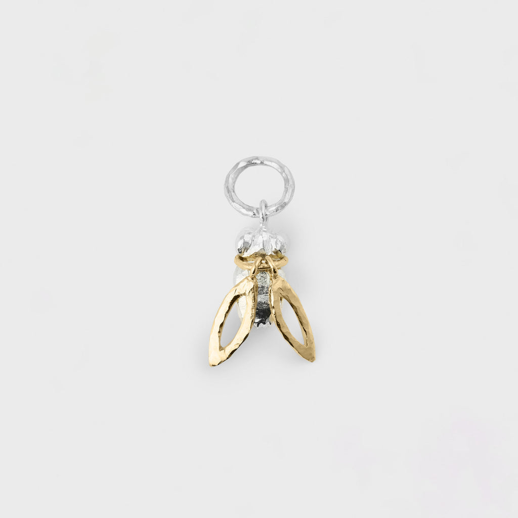 Ringo Beetle Silver & Gold Pendant