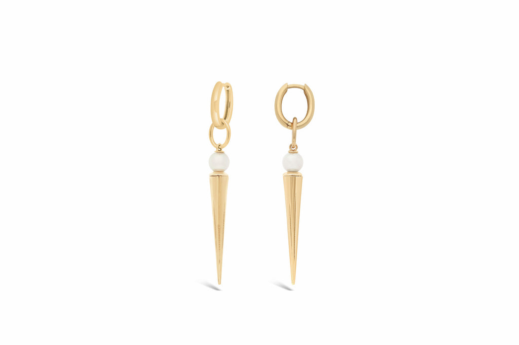 Pampilles Pearls 18K Gold Earrings w. Pearls